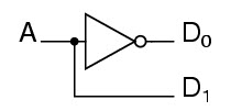 1 to 2 Decoder Circuit