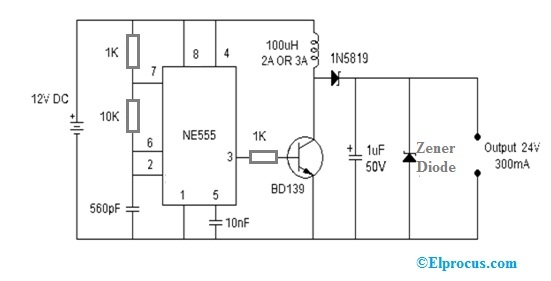 12 Volts to 24 Volts DC to DC Converter