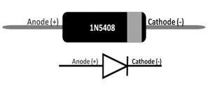 1N5408 Diode Pin Configuration