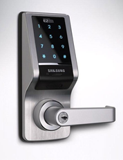 password based security door lock system