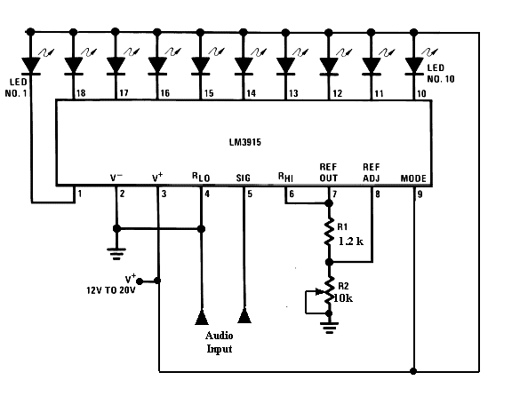 Audio level meter