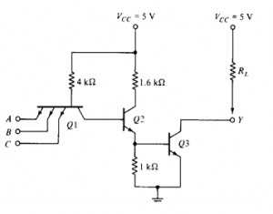 Open Collector Output of Transistor Transistor Logic