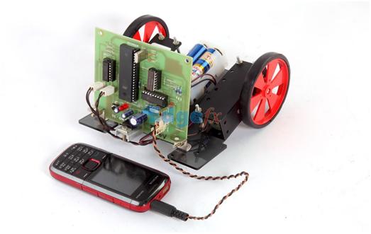 Cell Phone Controlled Robotic Vehicle 