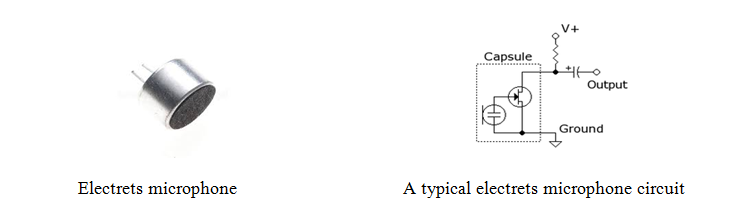 Electrets microphone & Circuit