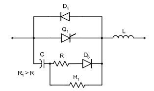 Forward-Polarized RC Snubber Circuit