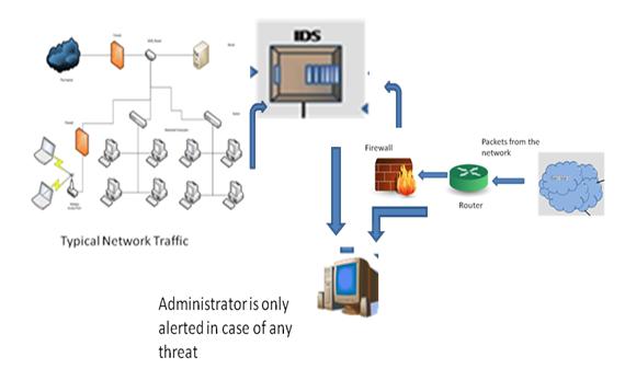 Passive Intrusion Detection System