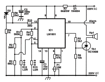 Gas Sensor Circuit