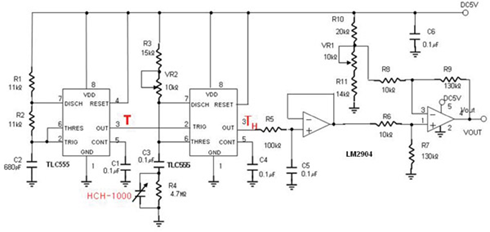 Humidity Sensor circuit