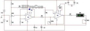 Electronic Thermometer Circuit Diagram