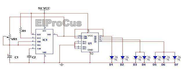 Led Bar Off Indicator Circuit Diagram