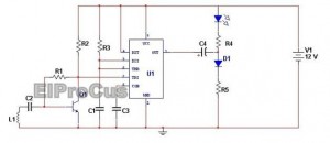 Mobile Incoming Call Indicator Circuit Diagram