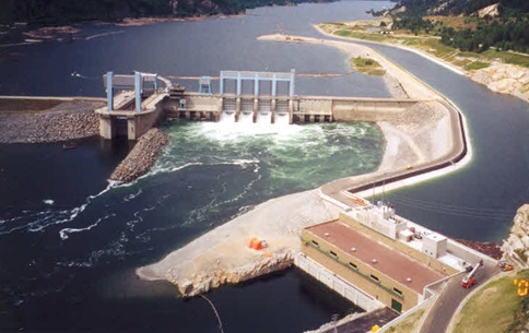 Run of river hydro plant