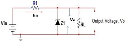 Zener Diode as voltage regulator