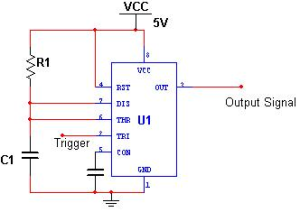 Monostable multi-vibrator Circuit