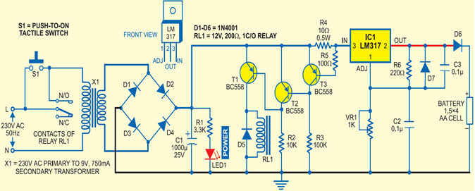 Mobile Charger Circuit Diagram Free Download