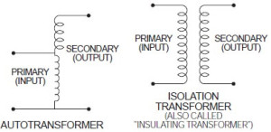 Isolation tranformer Vs Auto Transformer