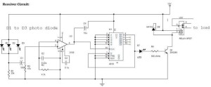 IR Remote Controls receiver Switch Circuit