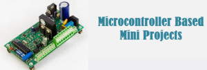 microcontroller based mini projects