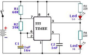 555 Timer PCB Circuit 