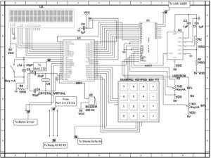 Circuit Diagram of Home Security System