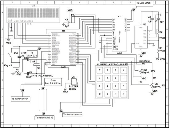 Addressable Smoke Detector Wiring Diagram from www.elprocus.com