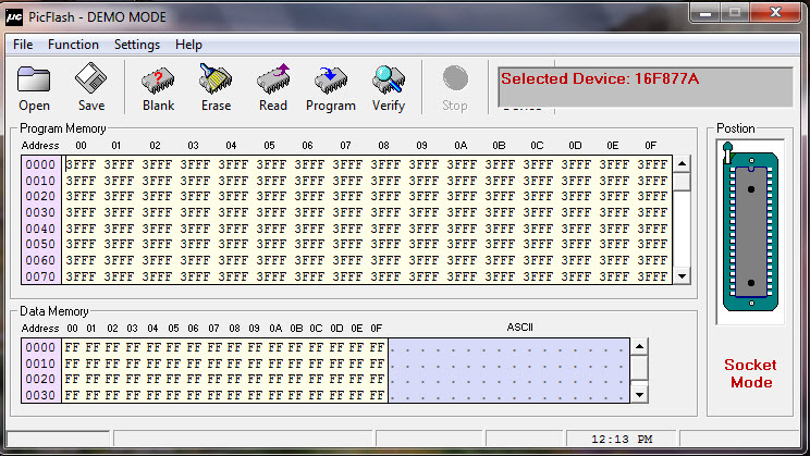 Code Loading to PIC Microcontroller