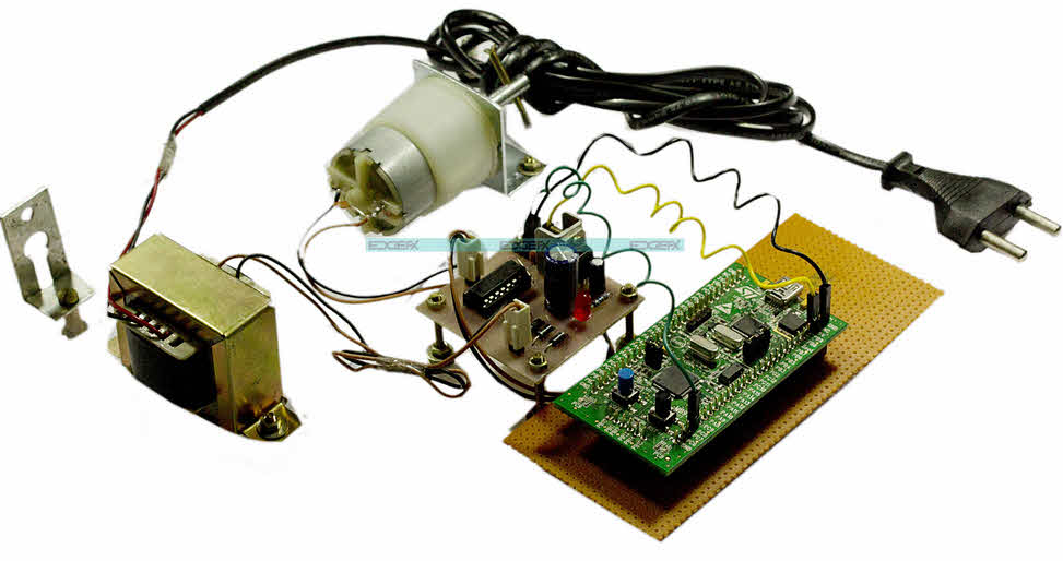 ARM Cortex Based Motor Speed Control by Edgefxkits.com