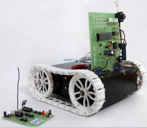 Embedded System for War Field Spying Robot by Edgefx Kits