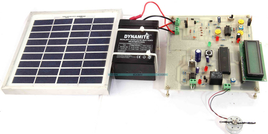 Solar Powered Auto Irrigation System Project Kit by Edgefxkits.com