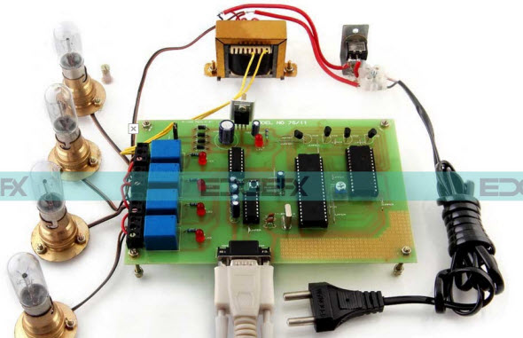 ADC Interfacing with 8051 Microcontroller Project Kit by Edgefxkits.com