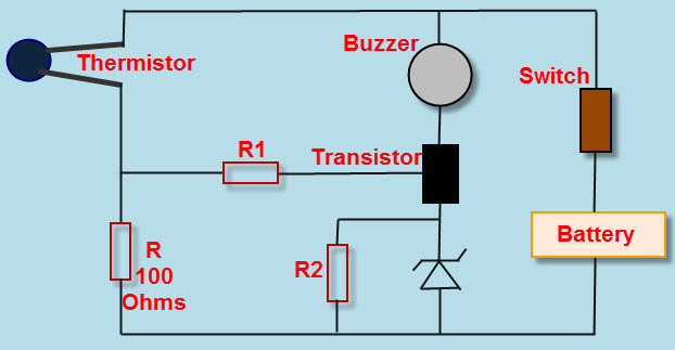 Heat Detector Circuit