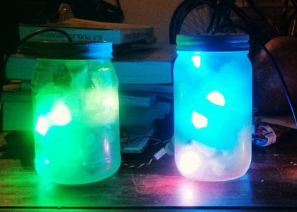 Programmable LED Firefly Jar