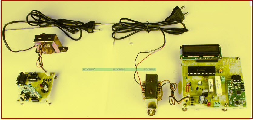 Energy Measurement System Conveyed over RF  Project Kit by edgefxkits.com
