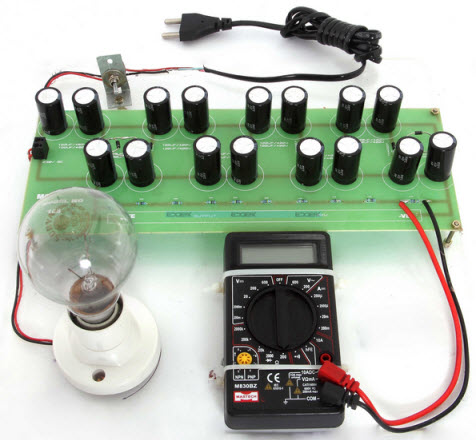 High Voltage DC Using Voltage Multiplier Circuit Project Kit by Edgefxkits.com