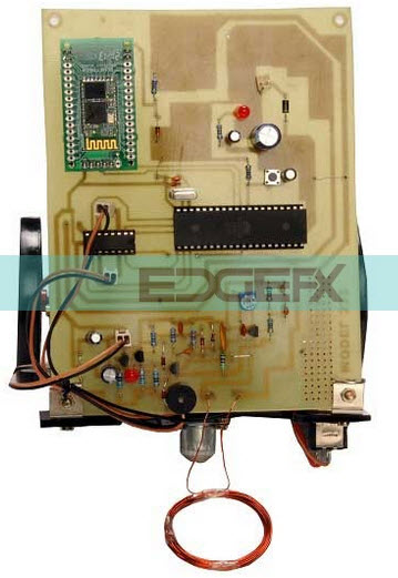 Metal Detector Robotic Vehicle Operated by Android Application Project Kit