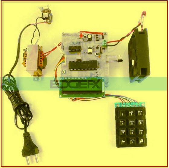 Energy Measurement System Conveyed over RF  Project Kit by edgefxkits.com