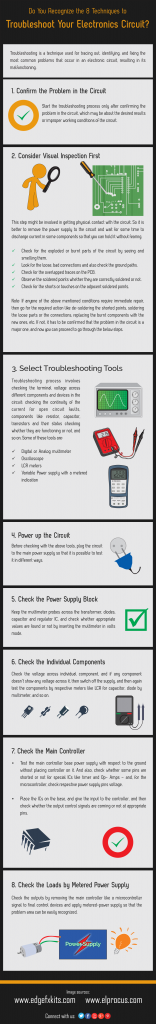 Infographic: 8 Steps to Troubleshoot Your Electronic Circuit Circuit Diagram