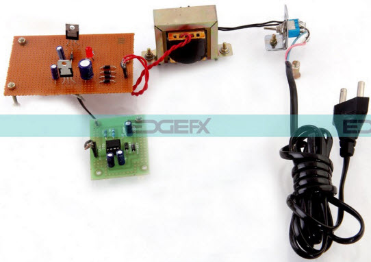 Voltage Doubler Circuit Using 555 Timer Project Kit by Edgefxkits.com