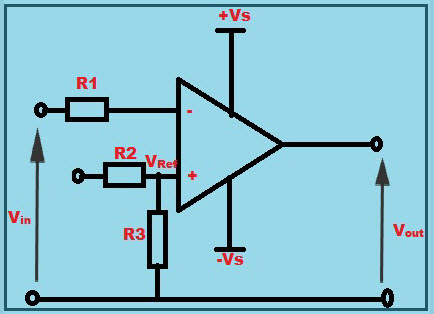 Op Amp as Comparator Circuit Diagram Working Operation