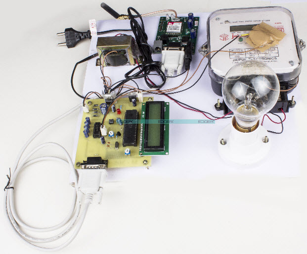 IOT Based Energy Meter Reading Through Internet by Edgefxkits.com