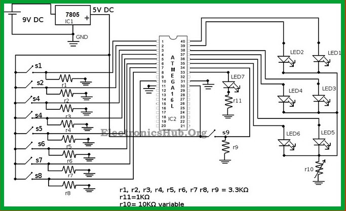 Boolean Algebra Calculator Circuit