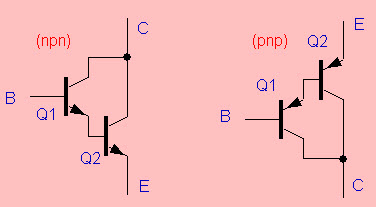 PNP and NPN Darlington Transistors