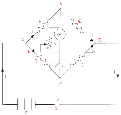 Wheatstone Bridge Circuit Arrangement