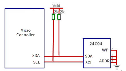 Stm32 I2c Eeprom Schematic