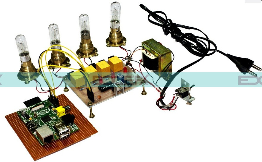 Raspberry Pi based Programmable Sequential Switching Project Kit by Edgefxkits.com