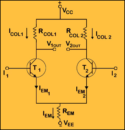 Circuit using Transistors