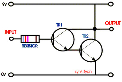 Darlington Transistor Pair Circuit