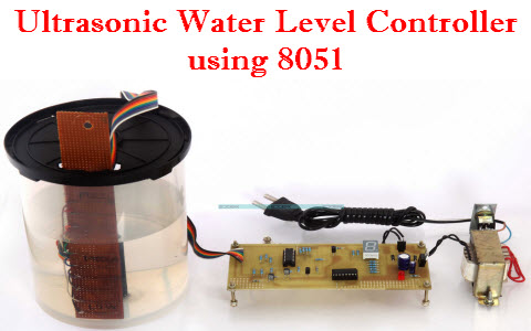 Ultrasonic Water Level Controller using 8051