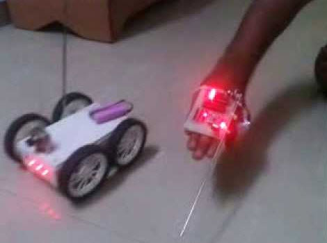 Accelerometer based  Gesture  Control  Robot