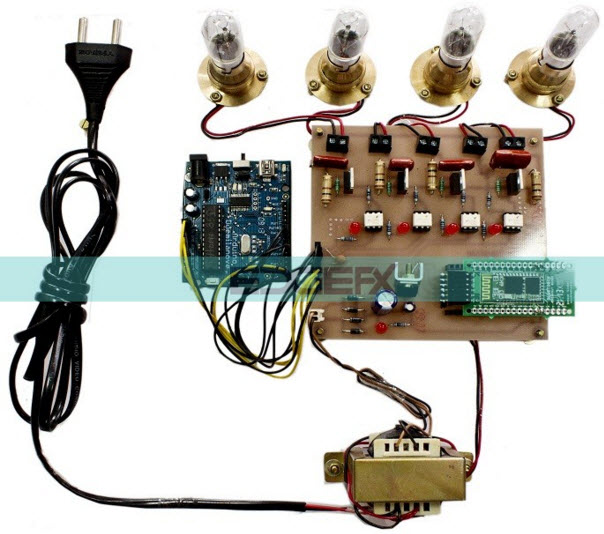 Arduino based Home Automation Project Circuit by www.edgefxkits.com